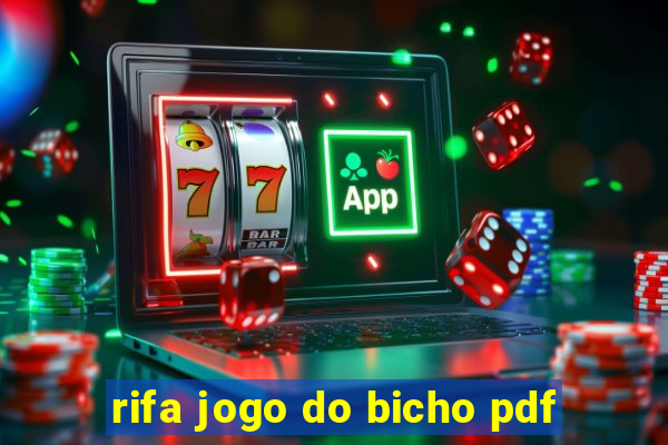 rifa jogo do bicho pdf